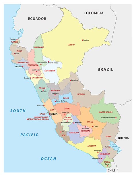 peru map south america